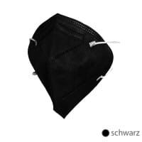HERZmed FFP2 Atemschutzmaske schwarz (Made in EU)