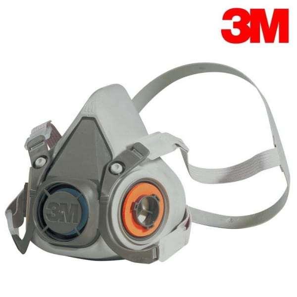 3M Gase-Dämpfe-Maske 6000 Serie ohne Filter, klein/mittel