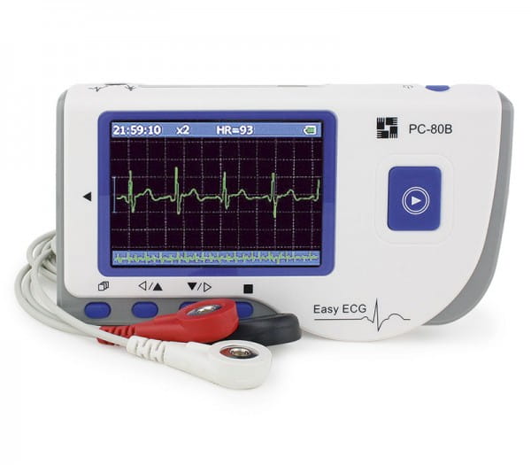 PC-80B EKG Gerät inkl. EKG Kabel und Elektroden